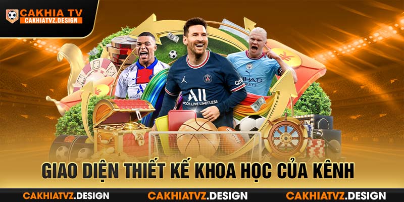 Giao diện thiết kế khoa học của kênh